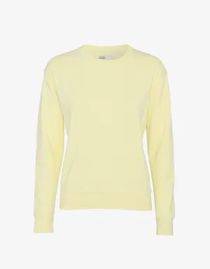 Women Classic Organic Crew - Soft Yellow